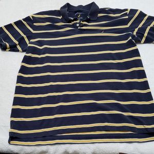 Nautica- striped shirt XL